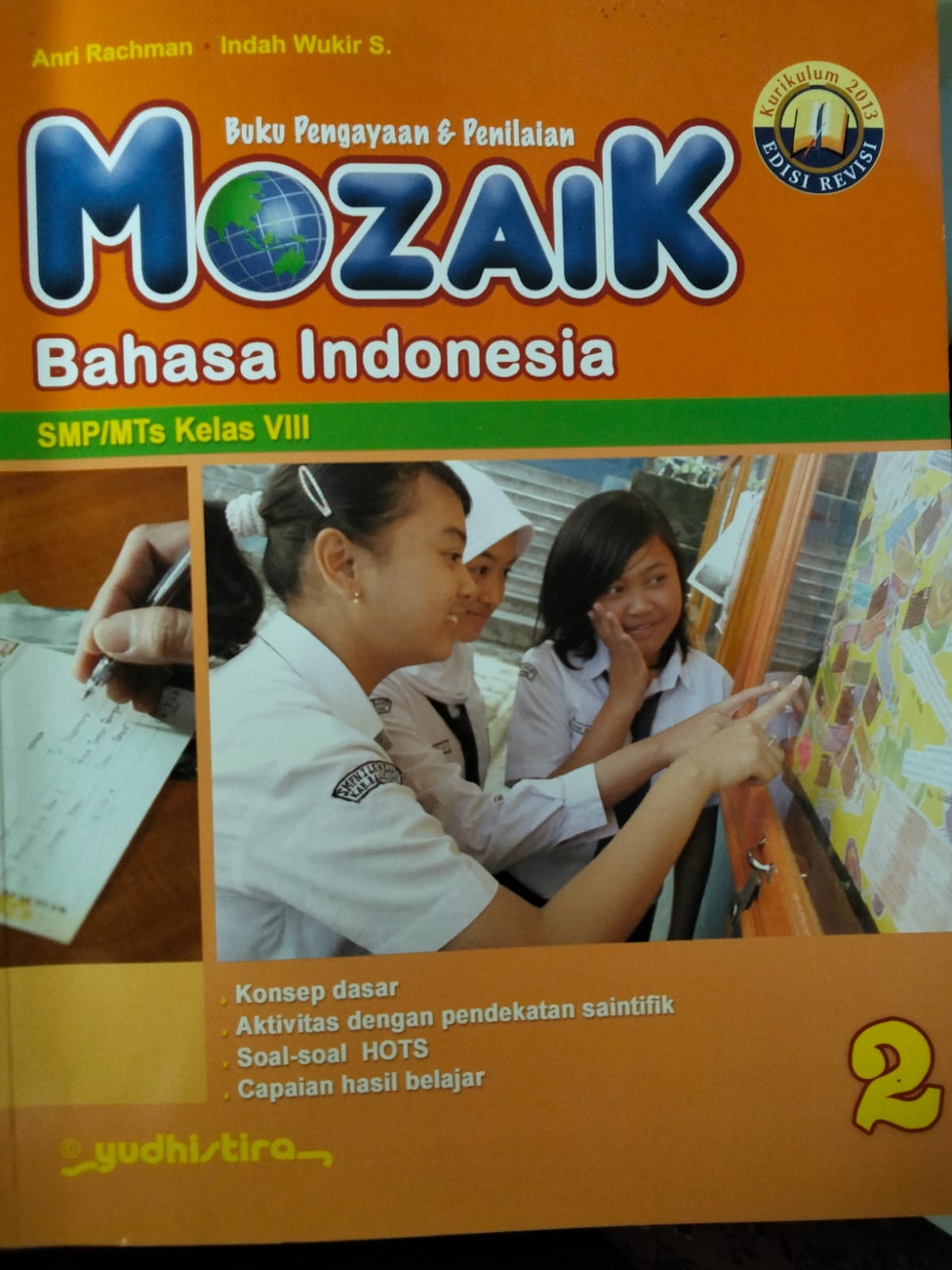 Mozaik Bahasa Indonesia 2 untuk SMP/MTs Kelas VIII